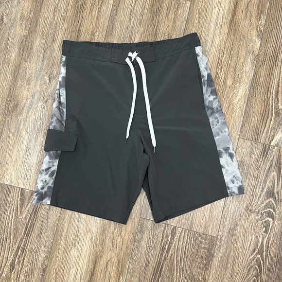 SALE ‼️ NWOT Men’s Sonoma size M Gray Swim Trunks - Picture 3 of 7